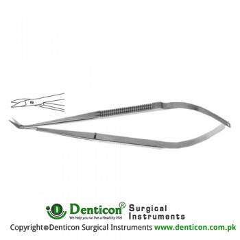 Micro Scissor Extra Delicate Blades - Curved Stainless Steel, 16.5 cm - 6 1/2"